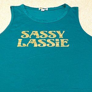 Tipsy Elves - St. Patrick's Day - Sassy Lassie Womens Tank Top - Size XXL
